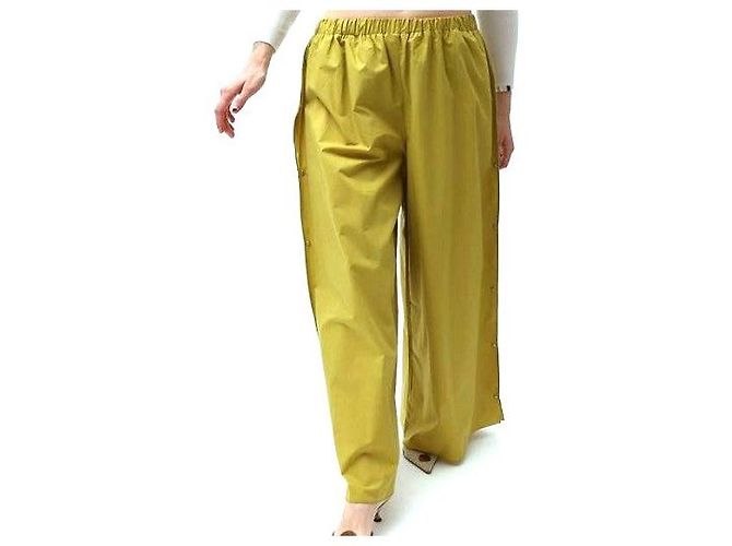 Autre Marque Pantaloni NED BASERANGE Pantaloni in cotone Verde - vista 3