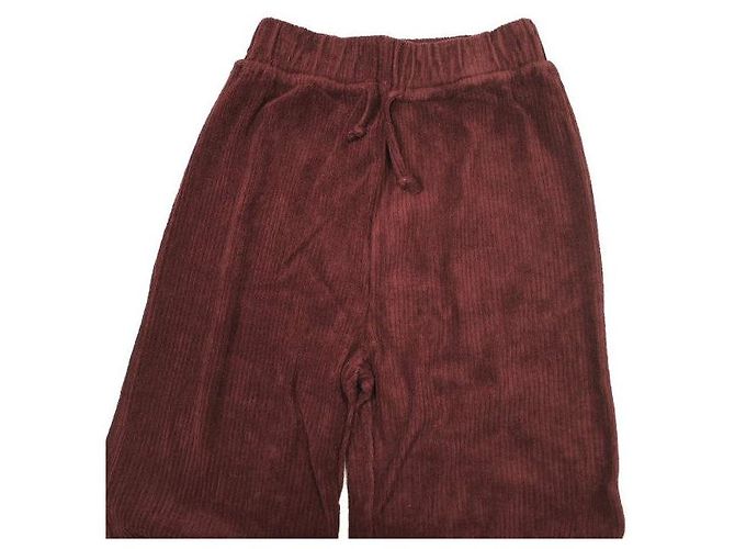 Autre Marque Pantaloni DOUGLAS Baserange in cotone biologico Marrone - vista 5
