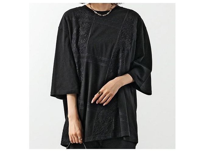 Autre Marque Camiseta de algodón N°21 24SS Negro - vista 3