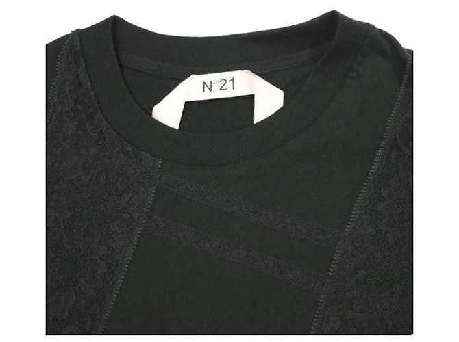 Autre Marque Camiseta de algodón N°21 24SS Negro - vista 6