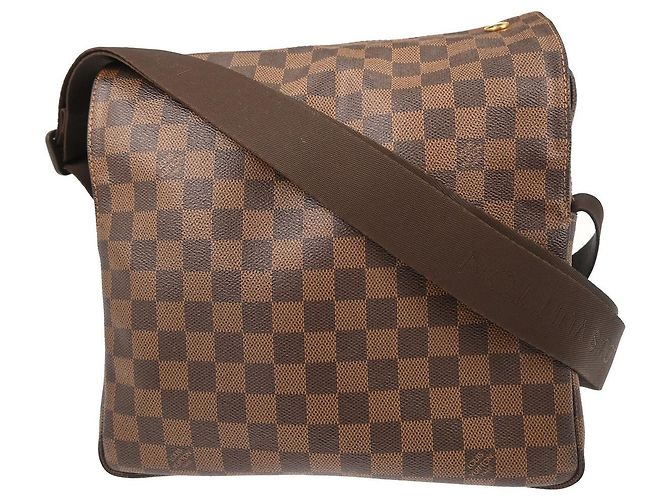 Borsa a mano Naviglio Damier Louis Vuitton Marrone - vista 2