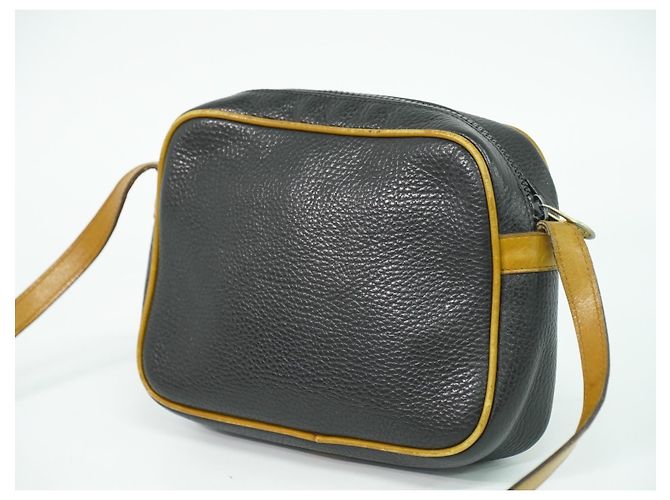 Céline Celine Vintage Schultertasche aus Leder Schwarz - Ansicht 2