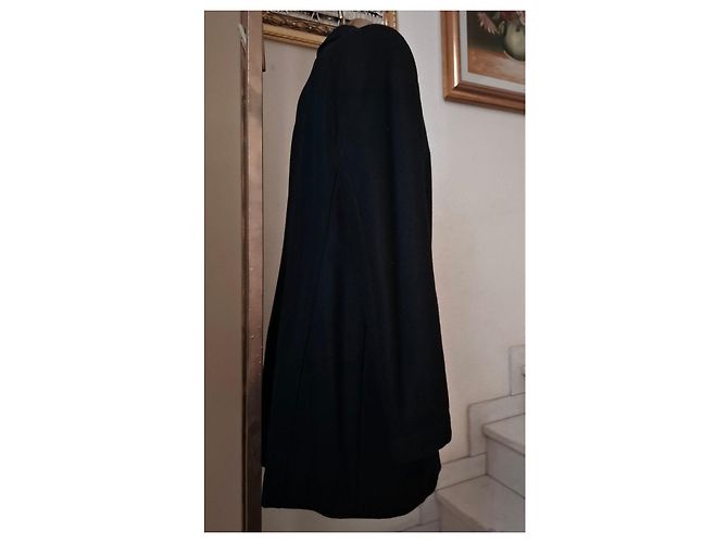 Autre Marque Abrigo negro de lana virgen - vista 11