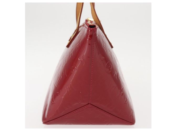 Borsa Louis Vuitton Bellevue Monogram Vernis PM Rosso - vista 3