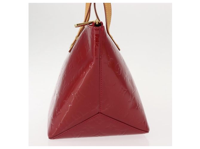 Borsa Louis Vuitton Bellevue Monogram Vernis PM Rosso - vista 4
