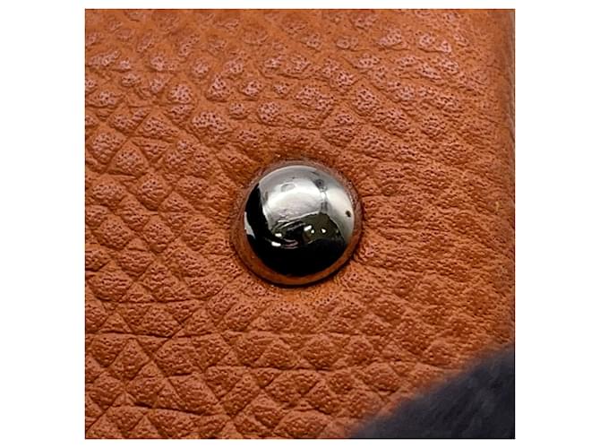 Borsa Hermès Plume Mini in Epsom Cognac - vista 10