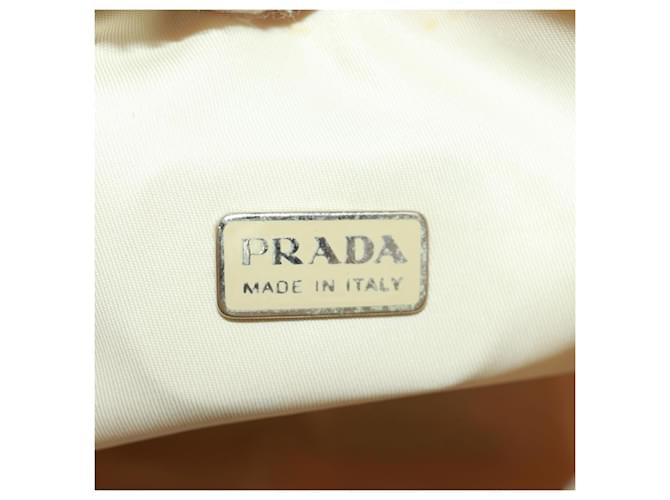 Prada Hobo Tessuto Piccolo Beige - vista 6