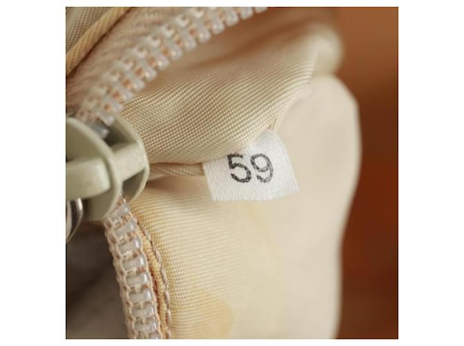 Prada Hobo Tessuto Piccolo Beige - vista 7