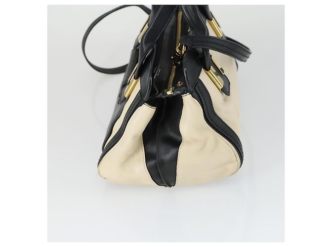 Chloé Borsa in pelle Chloe Alice media Bianco - vista 3