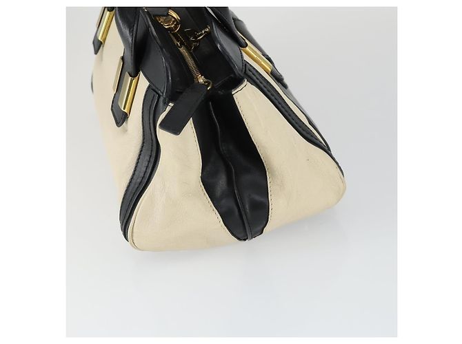 Chloé Borsa in pelle Chloe Alice media Bianco - vista 4