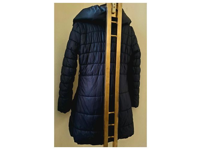 Autre Marque Chaqueta acolchada con cuello alto Azul oscuro - vista 10