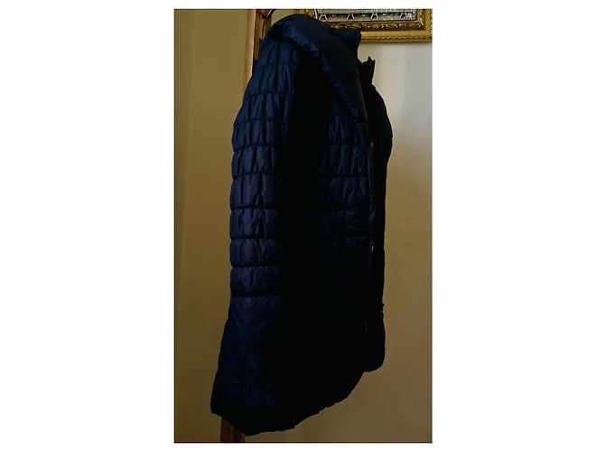 Autre Marque Chaqueta acolchada con cuello alto Azul oscuro - vista 11
