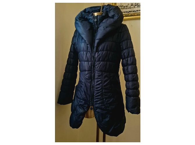 Autre Marque Chaqueta acolchada con cuello alto Azul oscuro - vista 3