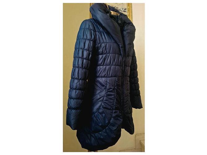 Autre Marque Chaqueta acolchada con cuello alto Azul oscuro - vista 5