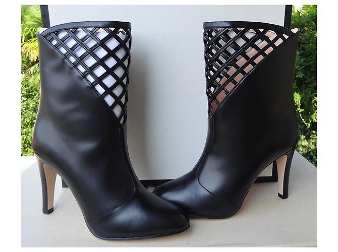 Gucci Originale und Neu! Wunderschöne Lederstiefeletten Größe: 38 Schwarz - Ansicht 3