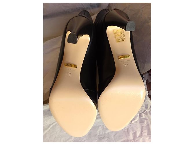 Gucci Originale und Neu! Wunderschöne Lederstiefeletten Größe: 38 Schwarz - Ansicht 8