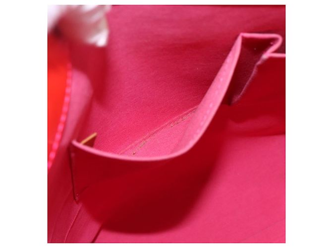 LOUIS VUITTON Monogram Vernis Fluo Reade MM Borsa a Mano Rosa M91900 LV Auth 172626 - vista 19