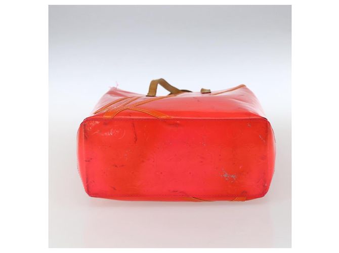 LOUIS VUITTON Monogram Vernis Fluo Reade MM Borsa a Mano Rosa M91900 LV Auth 172626 - vista 5