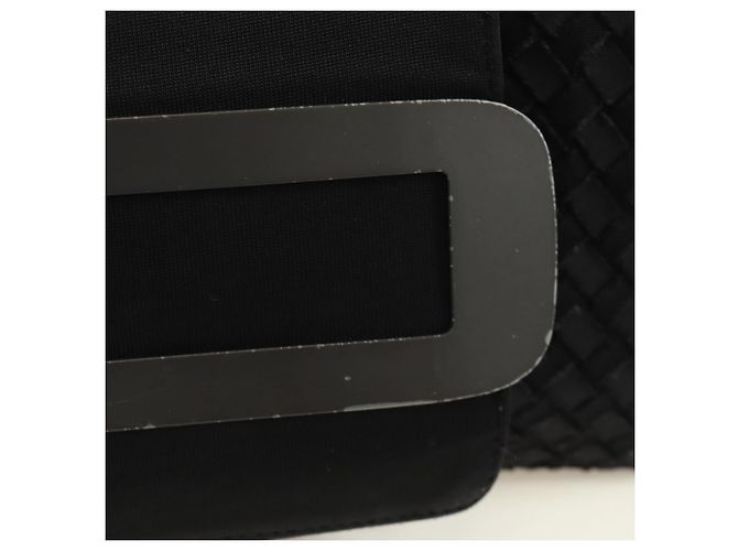 BORSA A MANO CON CATENA INTRECCIATO BOTTEGA VENETA Nera Auth 170936V Nero - vista 18