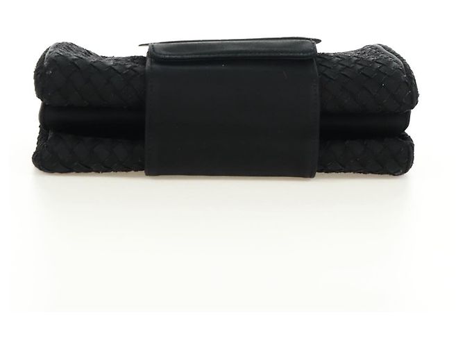 BORSA A MANO CON CATENA INTRECCIATO BOTTEGA VENETA Nera Auth 170936V Nero - vista 5
