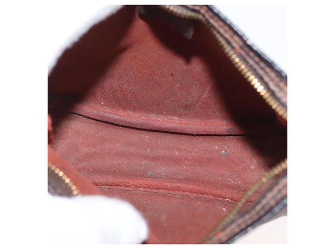 LOUIS VUITTON Pochette per il Trucco Damier Ebene N51982 LV Auth LNZ264 - vista 11