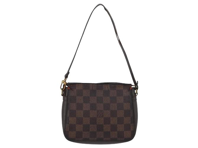 LOUIS VUITTON Pochette per il Trucco Damier Ebene N51982 LV Auth LNZ264 - vista 2