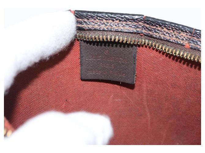 LOUIS VUITTON Pochette per il Trucco Damier Ebene N51982 LV Auth LNZ264 - vista 21
