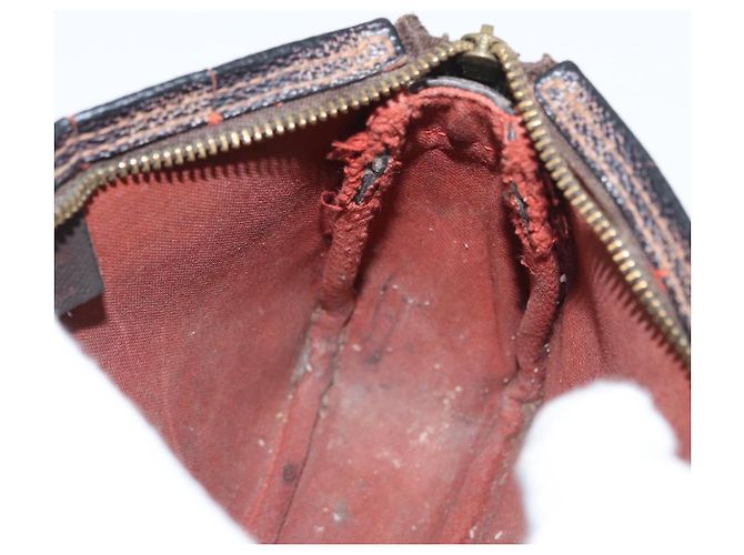 LOUIS VUITTON Pochette per il Trucco Damier Ebene N51982 LV Auth LNZ264 - vista 23