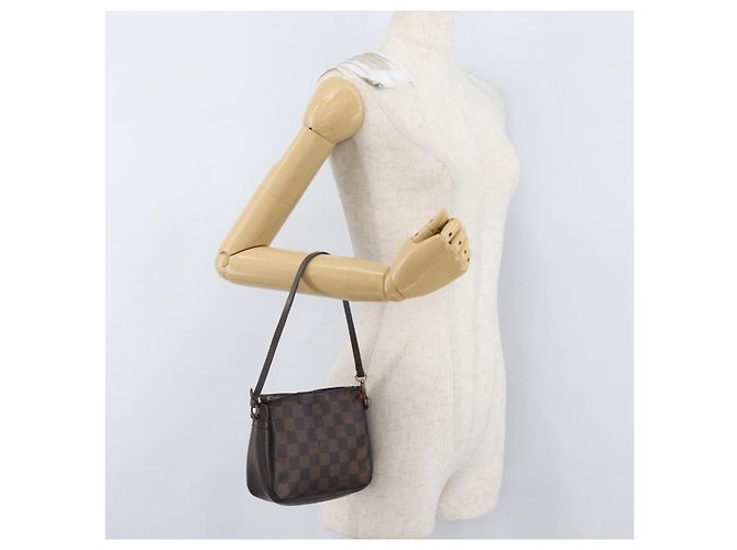 LOUIS VUITTON Pochette per il Trucco Damier Ebene N51982 LV Auth LNZ264 - vista 24