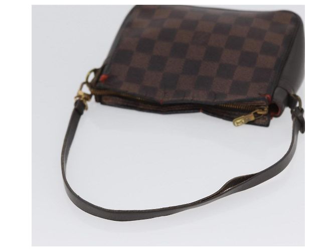 LOUIS VUITTON Pochette per il Trucco Damier Ebene N51982 LV Auth LNZ264 - vista 8