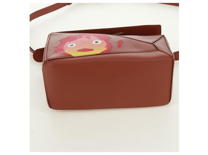 LOEWE Piccolo Puzzle Studio Ghibli Il Castello Errante di Howl Calcifer Auth 170668SM Marrone D'oro - vista 5