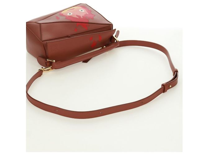 LOEWE Piccolo Puzzle Studio Ghibli Il Castello Errante di Howl Calcifer Auth 170668SM Marrone D'oro - vista 8