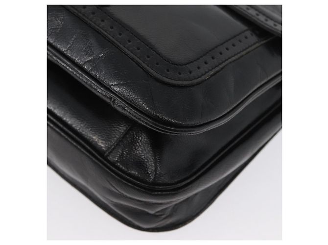 Borsa a Spalla in Pelle Nera e Oro Auth fm5080 di SAINT LAURENT Nero D'oro - vista 14