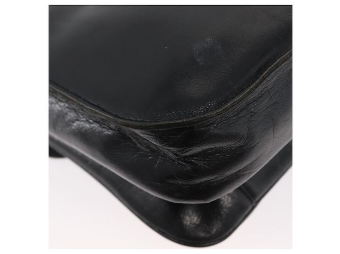 Borsa a Spalla in Pelle Nera e Oro Auth fm5080 di SAINT LAURENT Nero D'oro - vista 15