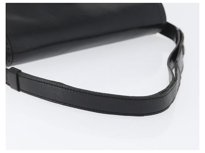 Borsa a Spalla in Pelle Nera e Oro Auth fm5080 di SAINT LAURENT Nero D'oro - vista 7