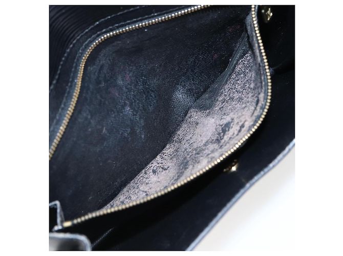 LOUIS VUITTON Clutch Montaigne 27 Epi Nero M52652 Auth LV ka2493 - vista 10