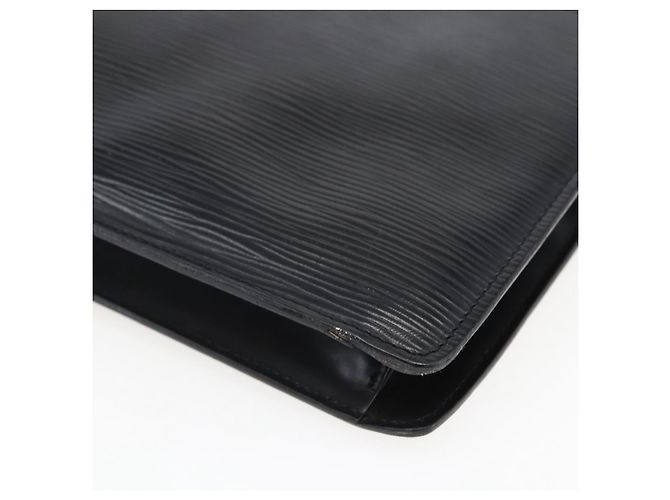 LOUIS VUITTON Clutch Montaigne 27 Epi Nero M52652 Auth LV ka2493 - vista 15