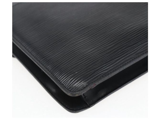 LOUIS VUITTON Clutch Montaigne 27 Epi Nero M52652 Auth LV ka2493 - vista 16