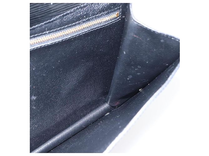 LOUIS VUITTON Clutch Montaigne 27 Epi Nero M52652 Auth LV ka2493 - vista 18