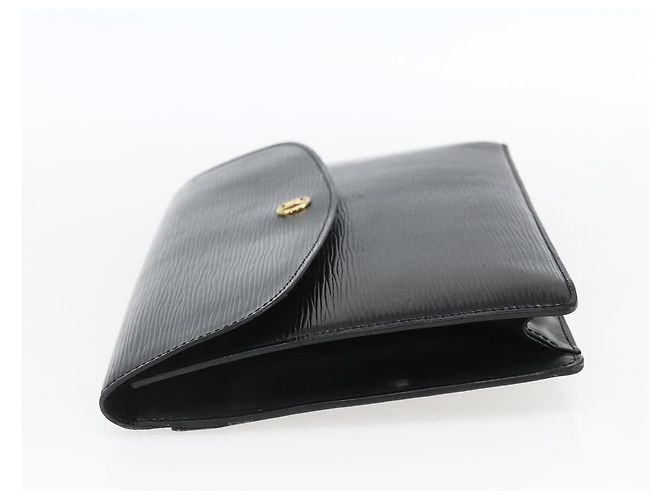 LOUIS VUITTON Clutch Montaigne 27 Epi Nero M52652 Auth LV ka2493 - vista 3