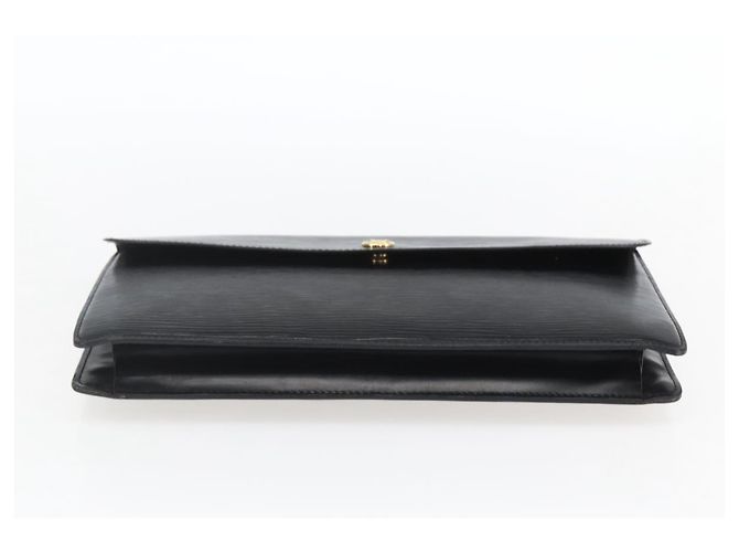 LOUIS VUITTON Clutch Montaigne 27 Epi Nero M52652 Auth LV ka2493 - vista 6
