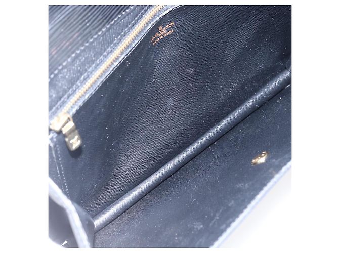 LOUIS VUITTON Clutch Montaigne 27 Epi Nero M52652 Auth LV ka2493 - vista 8