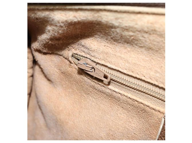 Borsa Gucci GG Supreme Web Sherry Line PVC Beige Oro 39 02 006 Auth ep13397 D'oro - vista 22