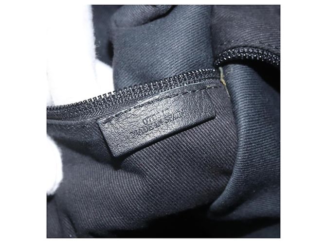 LOEWE Borsa Tote Anagramma Canvas Nera Auth 172243 Nero - vista 12