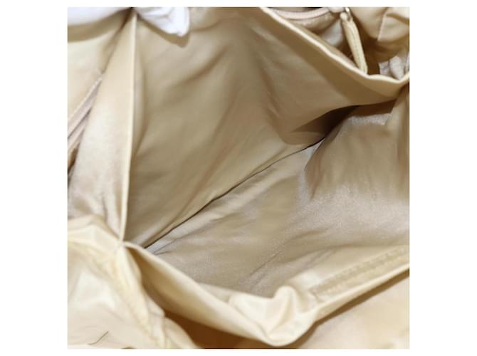 PRADA Borsa a mano in nylon plastico beige trasparente Auth 173565 - vista 24