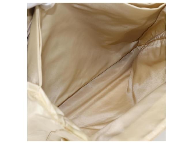 PRADA Borsa a mano in nylon plastico beige trasparente Auth 173565 - vista 25