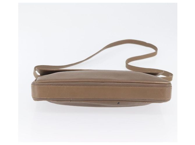 Gucci Borsa a Spalla in Pelle Beige Oro Auth fm5163 D'oro - vista 10