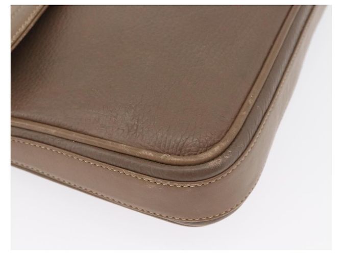 Gucci Borsa a Spalla in Pelle Beige Oro Auth fm5163 D'oro - vista 11