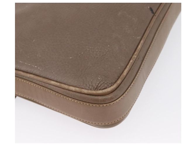 Gucci Borsa a Spalla in Pelle Beige Oro Auth fm5163 D'oro - vista 13