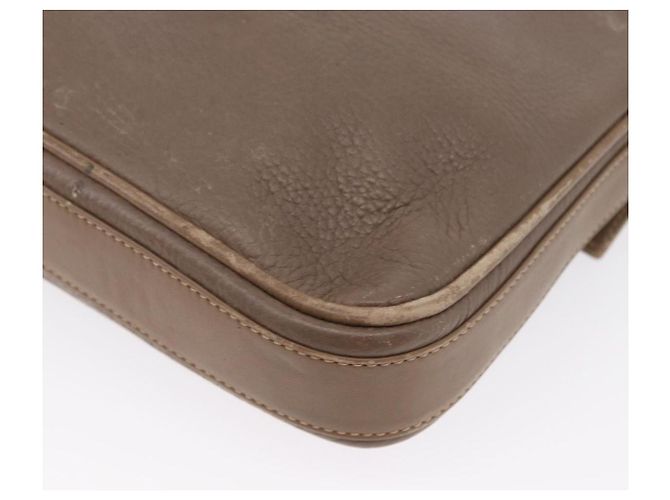 Gucci Borsa a Spalla in Pelle Beige Oro Auth fm5163 D'oro - vista 14